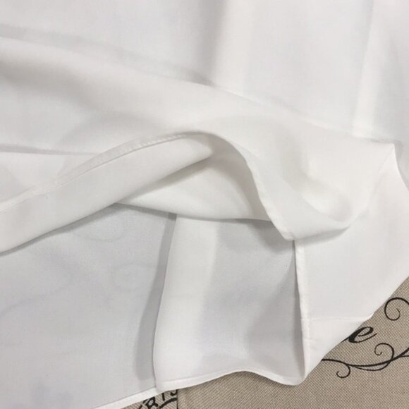 Kasper Plus Size Tie-Neck Crepe Blouse - Picture 6 of 6